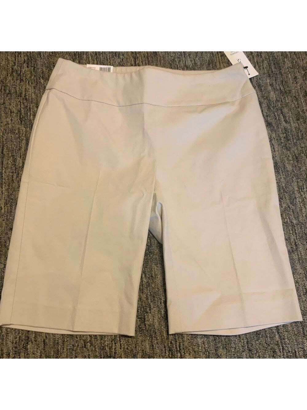 #0235 - crown & ivy Beige Bermuda Shorts